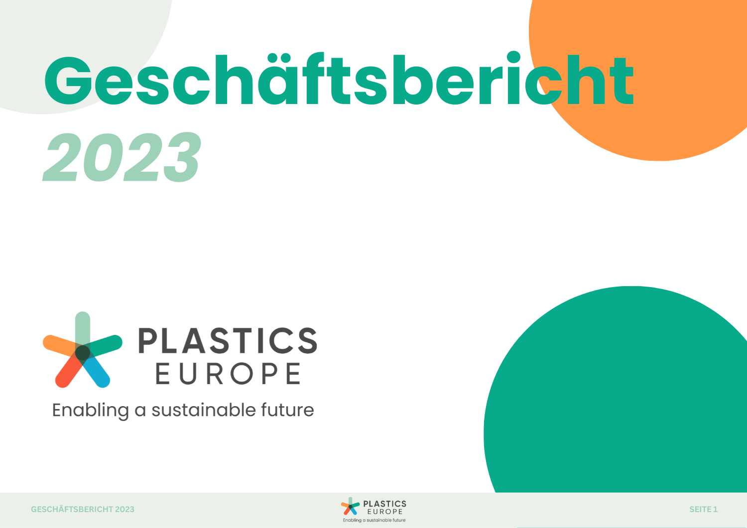 Geschfäftsbericht 2023 Plastics Europe Deutschland