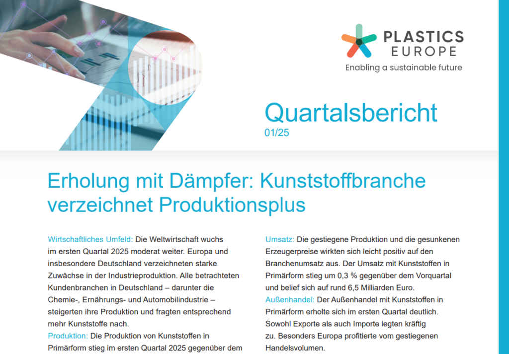 Quartalsbericht Q1 2025 - Plastics Europe Deutschland